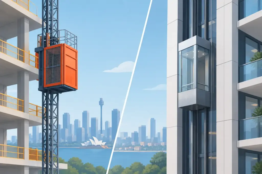 Construction Hoist Versus Lift for Your Building