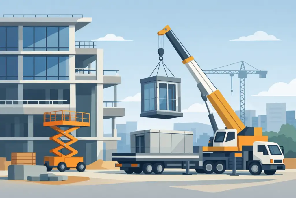 How Commercial Lift Planning Works on Site