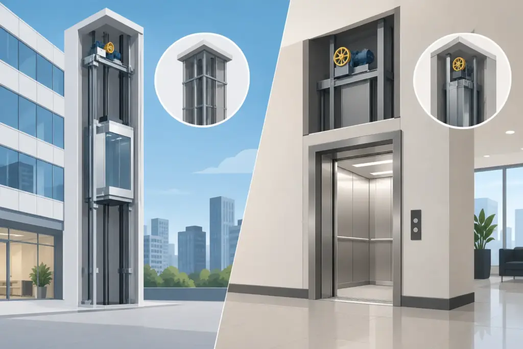 New Shaft Versus Retrofit on Commercial Jobs