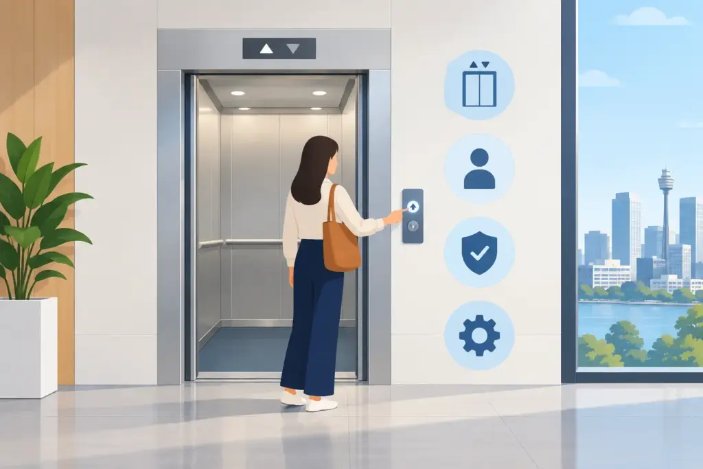 Self-Service Lift Operating Guide for Buildings